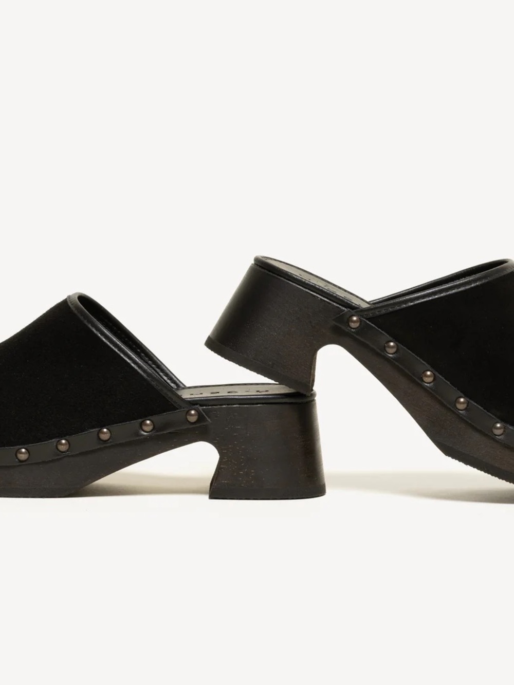 M. GEMI ‘SABA’ SUEDE CLOG - Picture 4 of 9